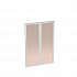 Двери стеклянные в алюминиевой рамке (2 шт.) 60.0 на Office-mebel.ru 1