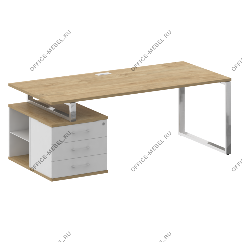 Стол руководителя с опорной тумбой, левый/правый SK.SRT-200 (L/R) на Office-mebel.ru