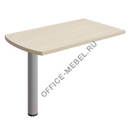 Брифинг-приставка на металлической опоре В 302-003 на Office-mebel.ru