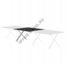 ANCONA Цент.модуль стола перег 107 805/2_f.black0720 на Office-mebel.ru