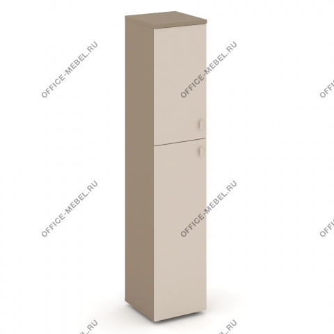 Шкаф высокий узкий л\п (1 средний фасад ЛДСП + 1 низкий ЛДСП), ES.SU-1.8 на Office-mebel.ru