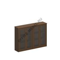 Шкаф для документов средний со стеклянными дверями ПС 323 на Office-mebel.ru