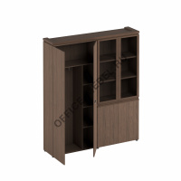 Шкаф комбинированный (для одежды + со стеклом) МК 359 на Office-mebel.ru