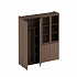 Шкаф комбинированный (для одежды + со стеклом) МК 359 на Office-mebel.ru 1