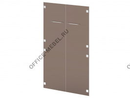 Двери стеклянные высокие G-023 на Office-mebel.ru