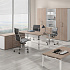 Шкаф закрытый со стеклом МХ2578 на Office-mebel.ru 4