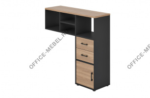 Стеллаж настольный+Блок ящиков+Блок с дверью 	EVL905+914+EVL915	 на Office-mebel.ru