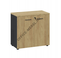 FLEX Шкаф низкий, черн 135H001 15/6Z/6Z.34 на Office-mebel.ru