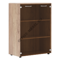 Шкаф со стеклянными дверьми DMC 85.2 на Office-mebel.ru