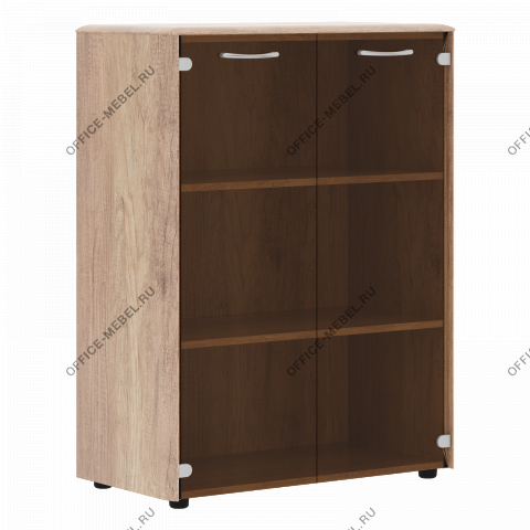 Шкаф со стеклянными дверьми DMC 85.2 на Office-mebel.ru