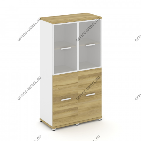 Шкаф две узкие секции, 4 ниши (2 фасада ЛДСП, 2   RMB A на Office-mebel.ru