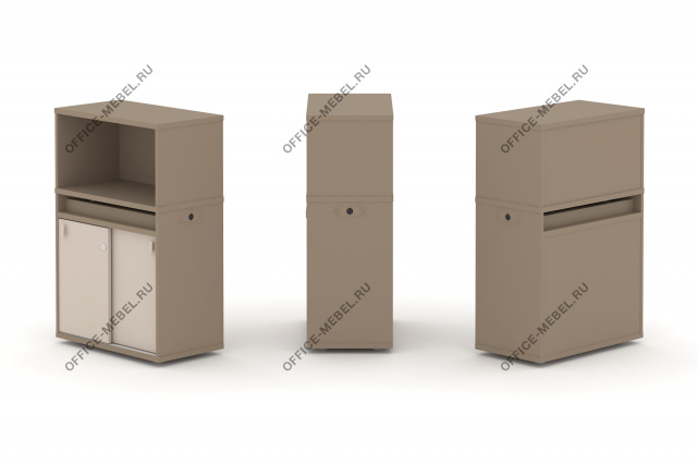 Набор №3. Тумба одиночная с надставкой низкой ES.NB.1N-3 на Office-mebel.ru