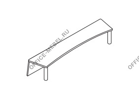 Топ с задней стенкой PVFALTS3 на Office-mebel.ru