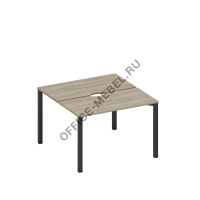 Рабочая станция на металлокаркасе, столешницы с вырезом А1 БГ 170.2 БП  на Office-mebel.ru