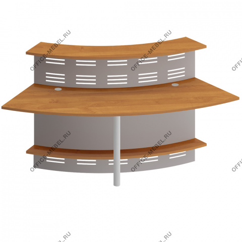 Модуль ресепшен угловой 60 градусов ФР 464 +ФР 479 ХР на Office-mebel.ru