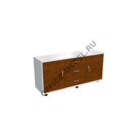 Приставка подкатная, 3 ящика (верхний замок), две двери 17201 на Office-mebel.ru