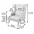 Мягкая мебель для офиса Кресло высокое Bev1H на Office-mebel.ru 1