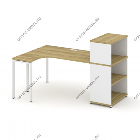 Стол эргономичный с опорным стеллажом с надставкой низкой CN.SA-205(L/R) на Office-mebel.ru