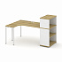 Стол эргономичный с опорным стеллажом с надставкой низкой CN.SA-205(L/R) на Office-mebel.ru 1